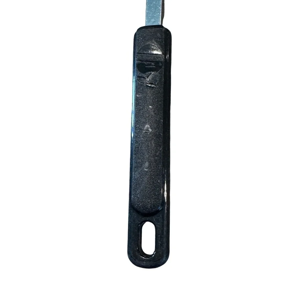 Ekco Vintage Slotted Spatula Black Nylon Turner Heat Resistant 400F Metal Neck